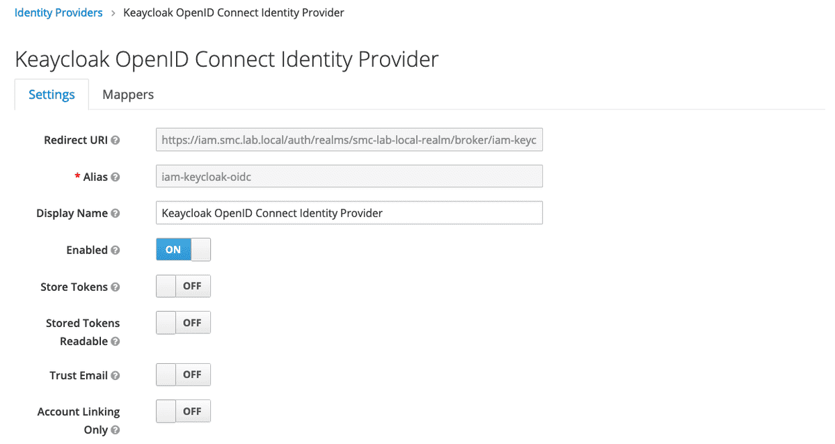 Figure 11 - General section of the OpenID Connect Provider creation mask