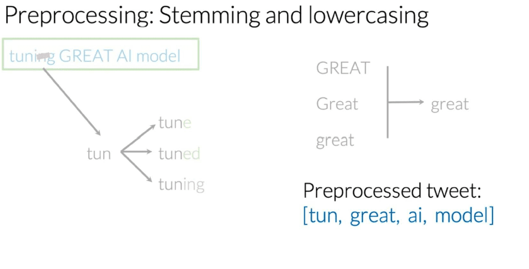 Figure 4 - Stemming e lowercasing