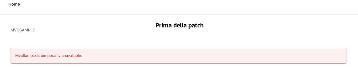 Figure 2 - Portlet in error before without the patch